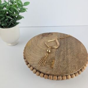 7🩷Gold Elegant Dangle Necklace 0.8oz